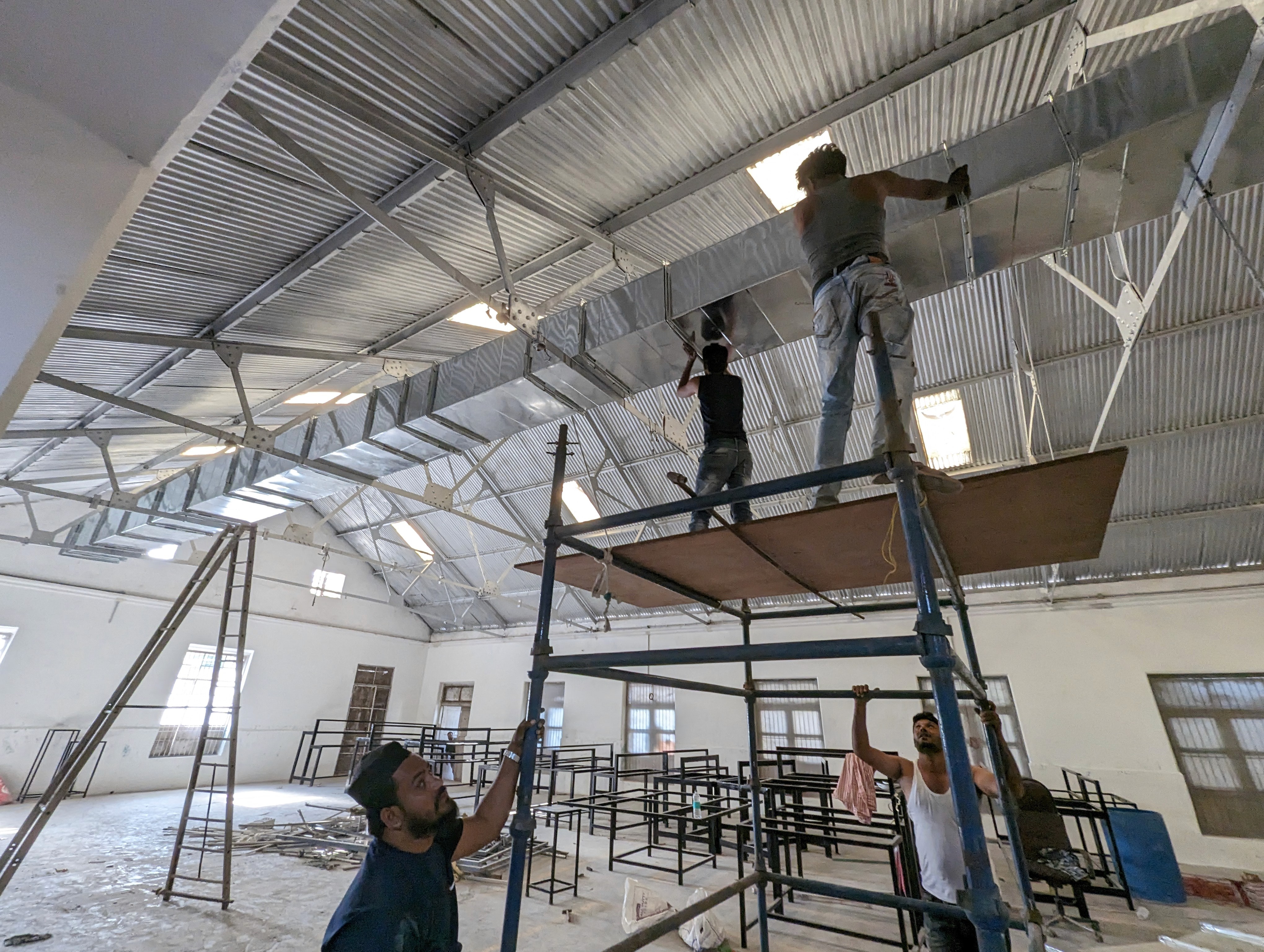 Under Construction Picture of Open Coworking Space at Shed#2 Coworking